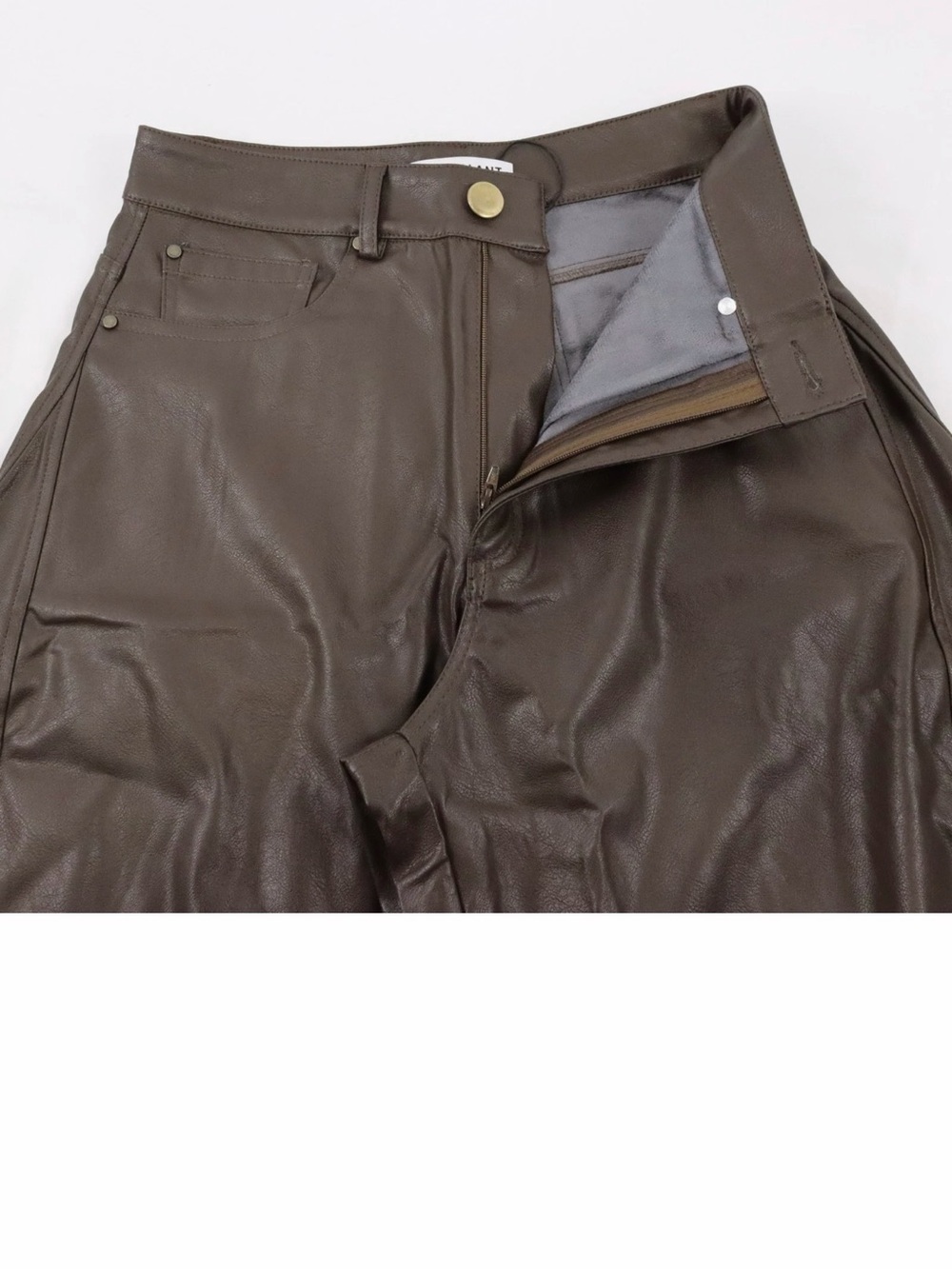 Women’s Lennon Pant in Brown Nonchalant Label - Picture 5 of 15